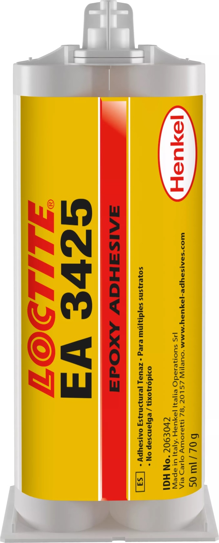 Hysol 3425 50 ml Sarı İkili Kartuş Epoksi Yapıştırıcı, Metal Malzemeler İçin