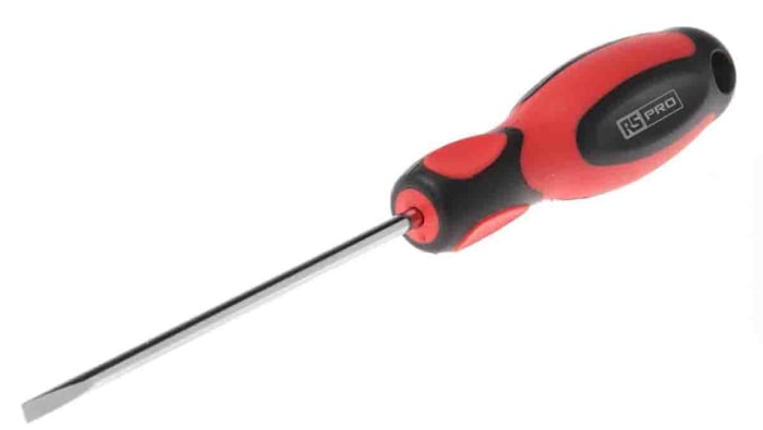 Destornillador estándar RS PRO, tipo Destornillador estándar, punta plana 3 mm, hoja de 75 mm