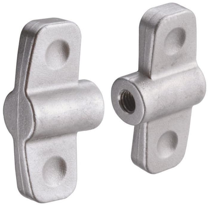 2-Arm Knob, M6 x 12, Threaded Hole