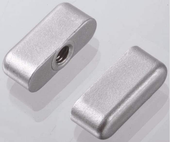 Style B s/steel wing knob,M8 female