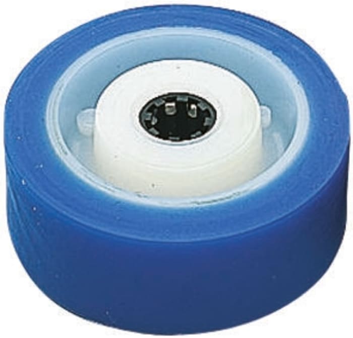 LAG Blue, White Polyurethane Abrasion Resistant, Hygienic, Laceration Resistant, Low Rolling Resistance, Non-Marking,