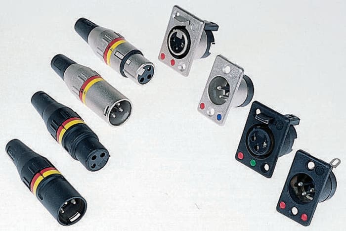 Conector XLR Hembra de 5 pines RS PRO, contactos de Latón revestidos de Plata, 7.5A, Montaje en Panel