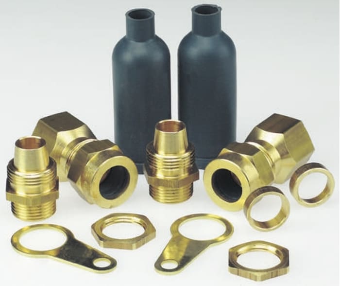 Prysmian LSF-CW Series Steel Cable Gland Kit, M32 Thread, 23.5mm min., 33.5mm max., IP66