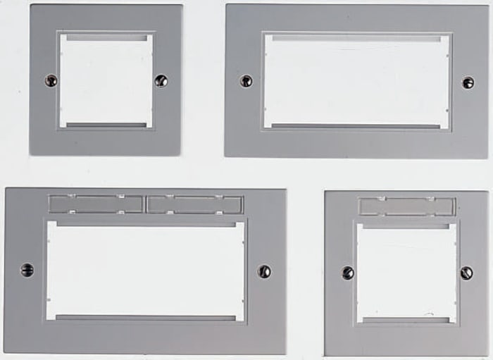 Molex Premise Networks White 2 Gang Light Switch Cover
