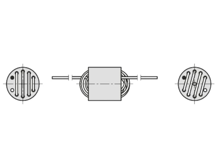 Fair-Rite Ferrite Bead, 10 (Dia.) x 10mm (Axial), 500Ω impedance at 100 MHz