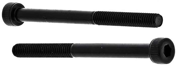 Šroub s vnitřním šestihranem, Ocel, M5, délka: 10mm, Černá, v odpovídající barvě 0.8mm