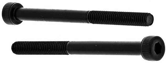 RS PRO Black, Self-Colour Steel Hex Socket Cap Screw, DIN 912, M8 x 35mm