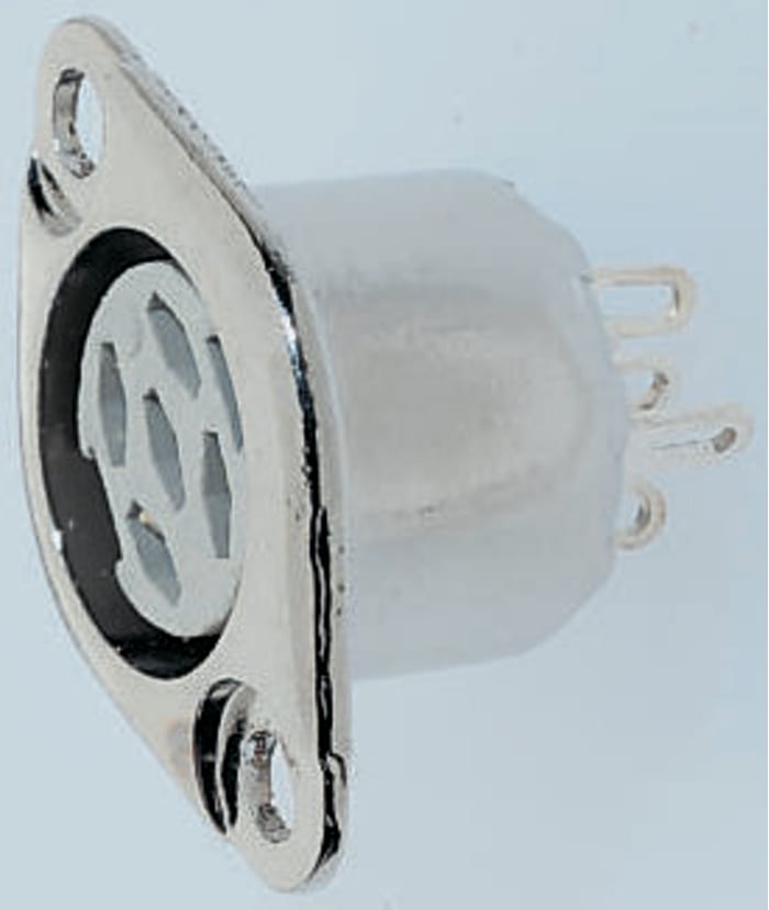 RS PRO 5 Pole Din, 2A, 34 V ac/dc, Female, Chassis Mount