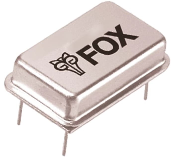 Fox Electronics, 4MHz Crystal Oscillator, ±100ppm TTL, 4-Pin PDIP F1100ELF-040