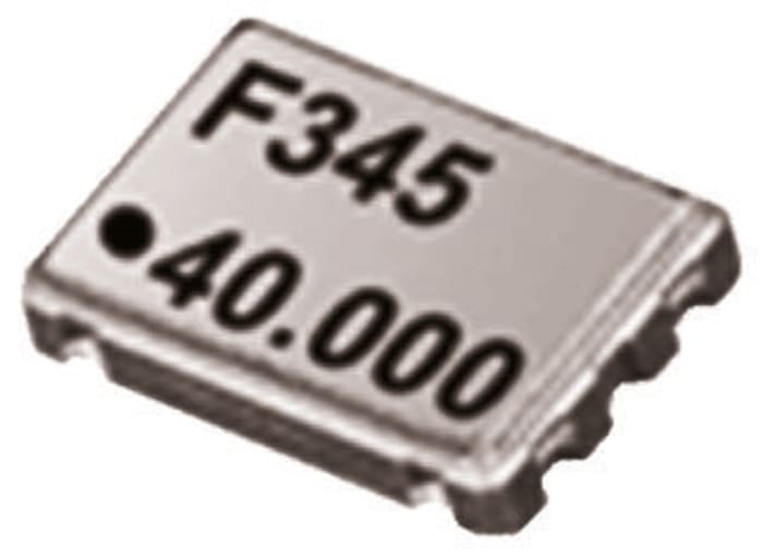 Fox Electronics, 24MHz Crystal Oscillator, ±100ppm HCMOS, TTL, 4-Pin SMD F3345-240
