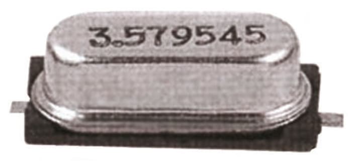 Fox Electronics 4MHz Crystal ±30ppm SMD 2-Pin 11.7 x 5 x 4.5mm