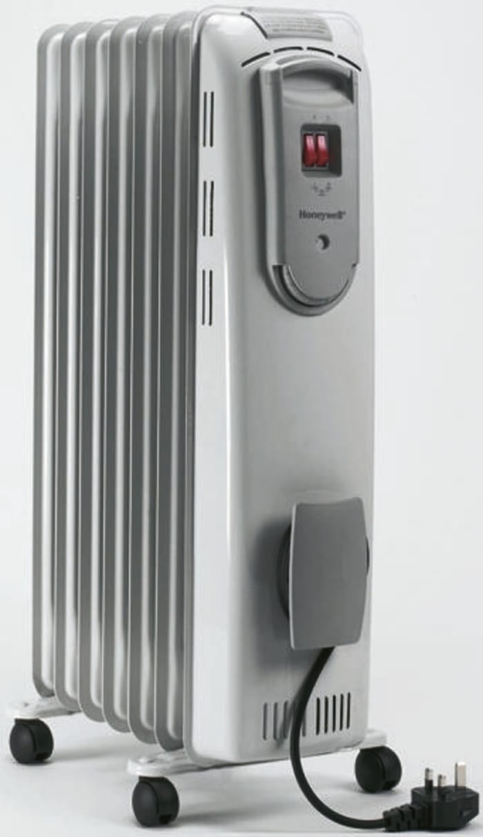 Portable oil filled radiator,7 fin 1.5kW