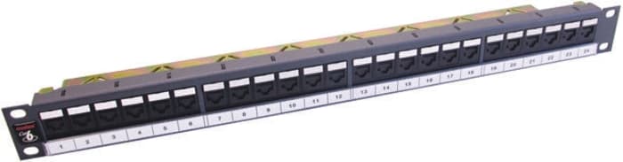 Molex Premise Networks Cat6 48 Port RJ45 RJ Patch Panel UTP 2U Grey