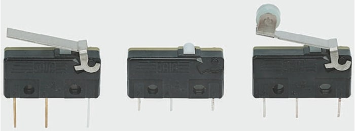 Submin button microswitch,10A solderterm