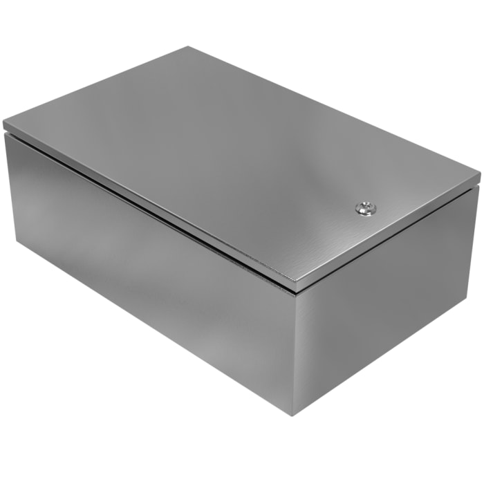 Nástěnná krabice, řada: Stainless Steel Enclosures IP65 Nerezová ocel Bez nátěru 600 x 380 x 217mm