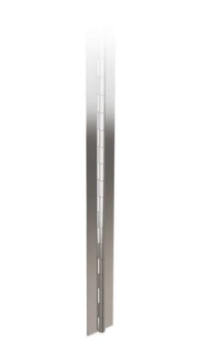 Bisagra de piano de giro libre Pinet de Acero inoxidable, dimensiones 1020mm x 40mm x 1.2mm