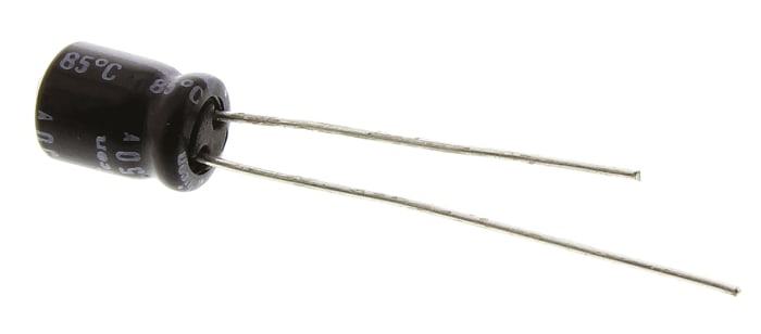 Nichicon 10μF Electrolytic Capacitor 50V dc, Through Hole - USR1H100MDD