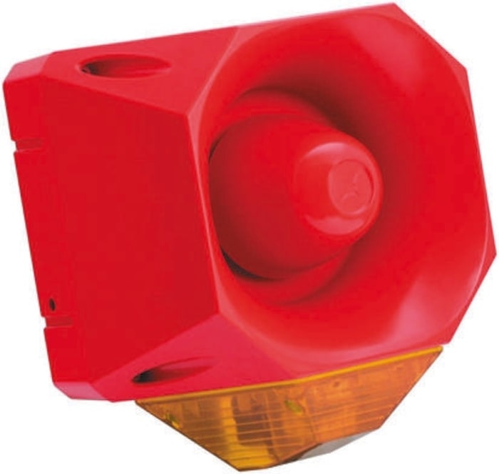 Eaton Amber Sounder Beacon, 110 → 230 V ac, IP66, Wall Mount, 120dB at 1 Metre