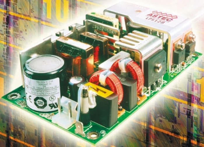 ASTEC STANDARD POWER EUROPE Embedded Switch Mode Power Supply (SMPS), LPS124, 15V dc, 8.7A, 130W, 1 Output, 127