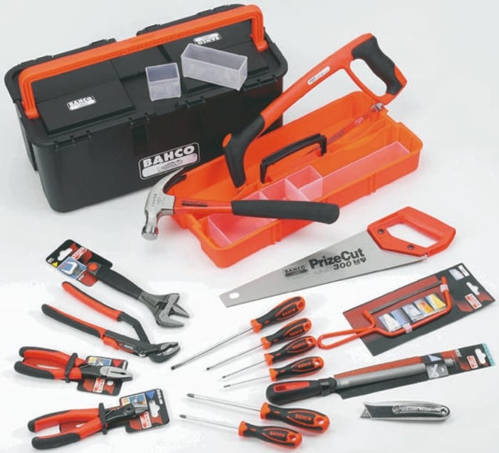 Bahco 16 Piece Engineers Tool Kit with Box