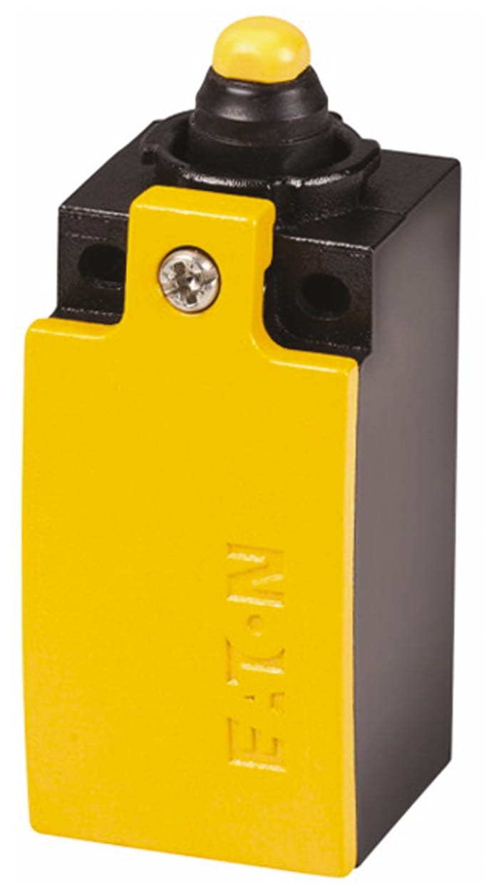 Eaton Plunger Limit Switch, 2NC, IP66, IP67, Metal Housing, 415V ac Max, 6A Max