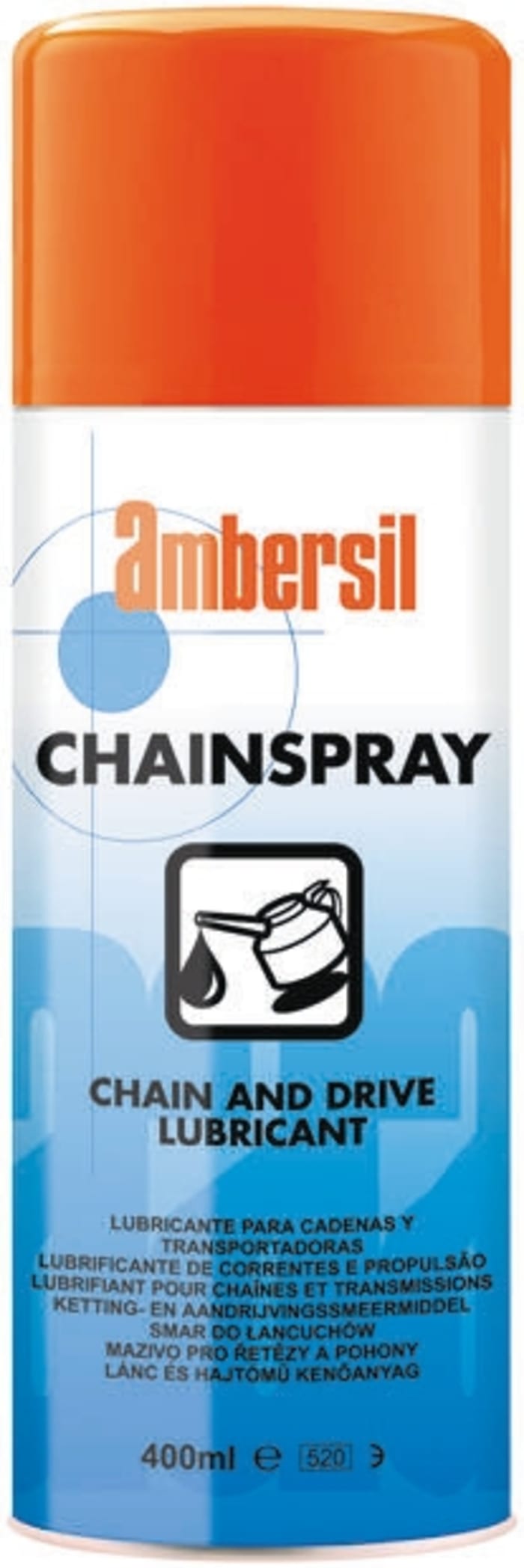 Lubrif. chaîne moly. Chainspray, 400 ml