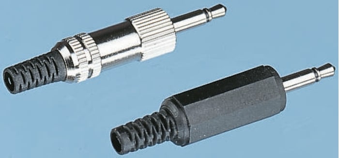 Jack Connector 3.5 mm Cable Mount Plug