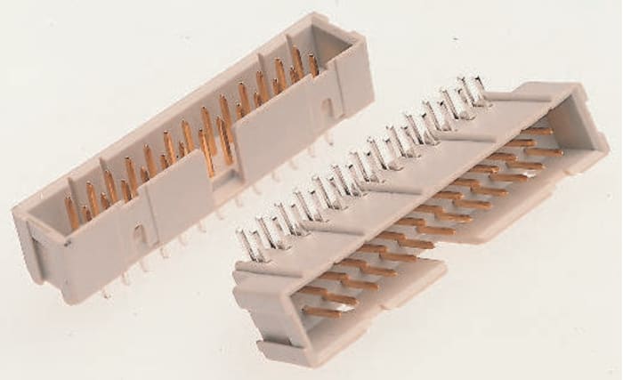 16way IDC straight boxed header,28.2mm L