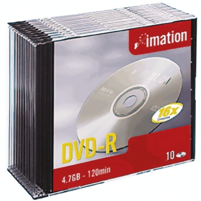Imation, 4.7 GB, 16X, 10 Pack