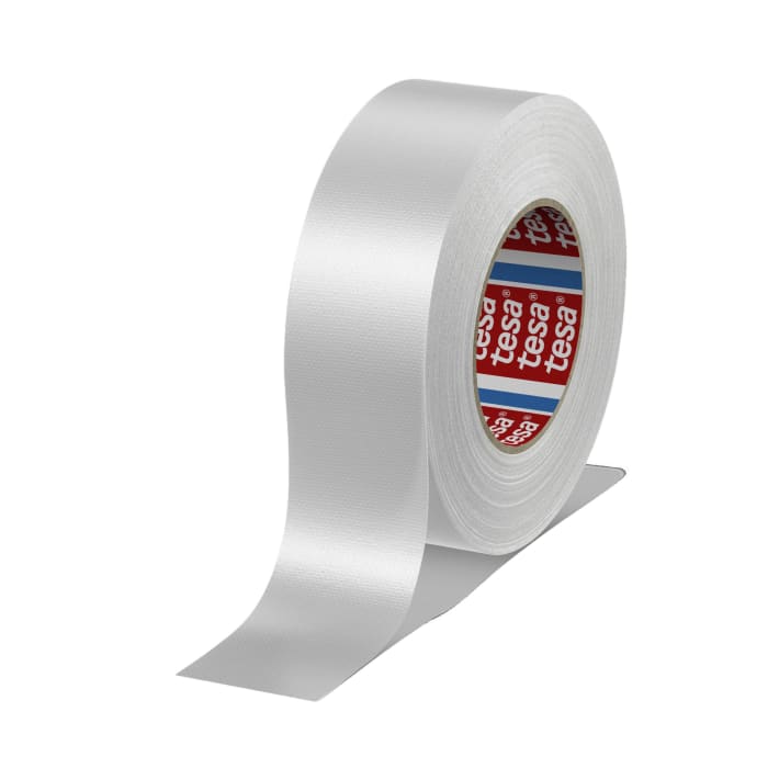 4688 50X50 BLANC Tesa  Tesa 4688 White PE Cloth Cloth Tape, 50mm