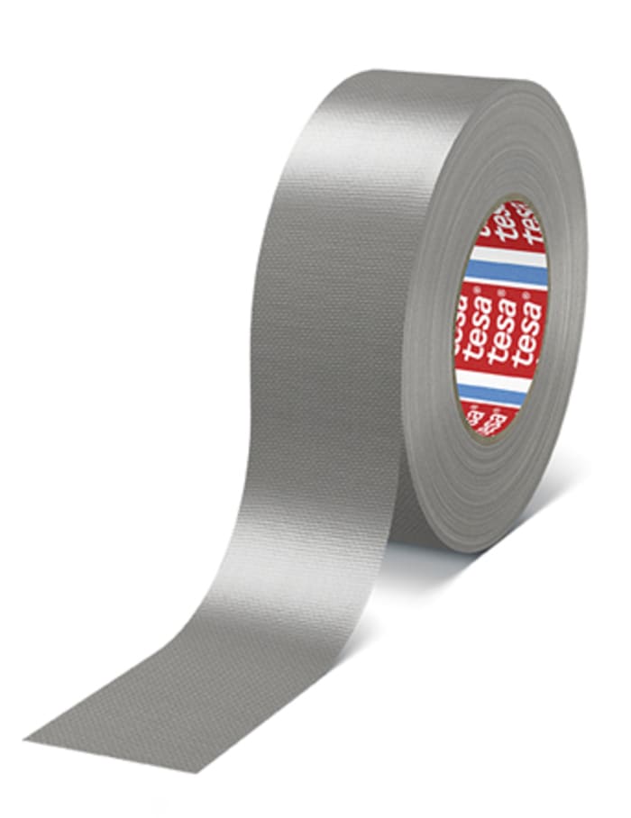 Tesa 4688 4688 Duct Tape, 50m x 50mm, Grey, PE Coated Finish