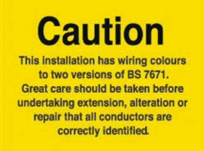 Signs & Labels Black/Red/Yellow Vinyl Safety Labels 50 mm x 75mm