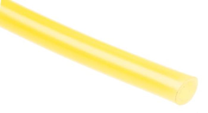 Tuyau à air comprimé RS PRO, 6mm x 4mm x 30m Jaune en Nylon