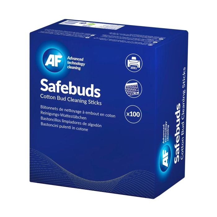 AF Cotton Bud & Swab, Wood Handle, For use with Computers, Length 150mm, Pack of 100