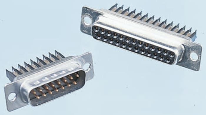 Connecteur Sub-D Femelle ITT Cannon 37 voies Montage sur câble