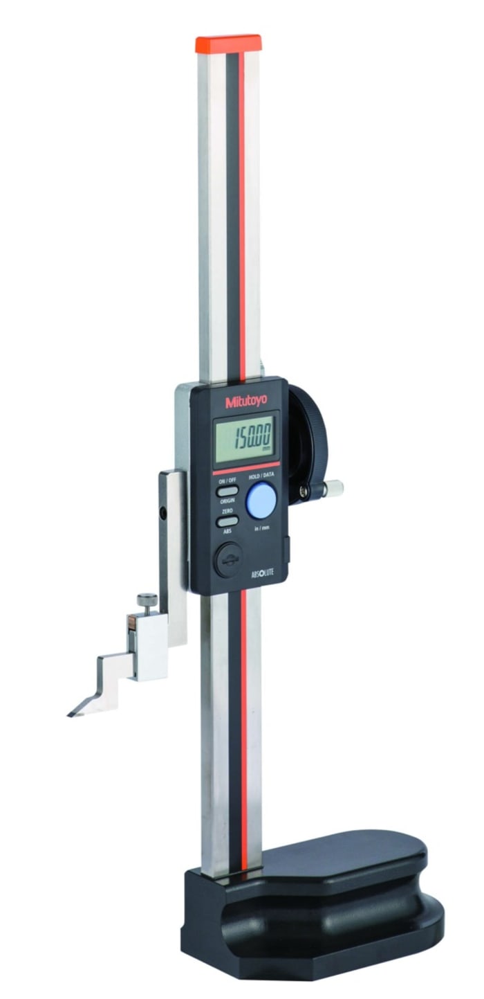 Mitutoyo LCD Height Measurement Tool, max. measurement 305 mm,12in, With UKAS Calibration