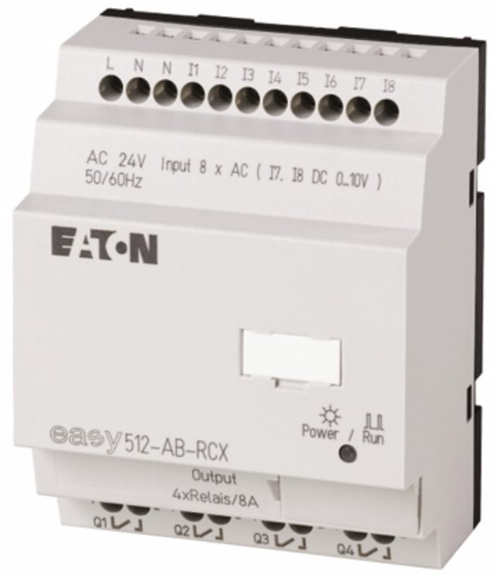 Moeller Logic Module, 24 V ac Relay, 8 x Input, 4 x Output