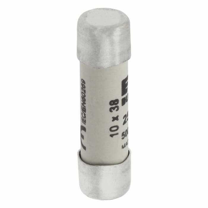 Cooper Bussmann 25A 5ST Ceramic Cartridge Fuse, 10 x 38mm