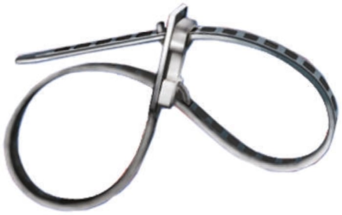 HellermannTyton Cable Tie, Releasable, 180mm x 7 mm, Black TPU, Pk-16