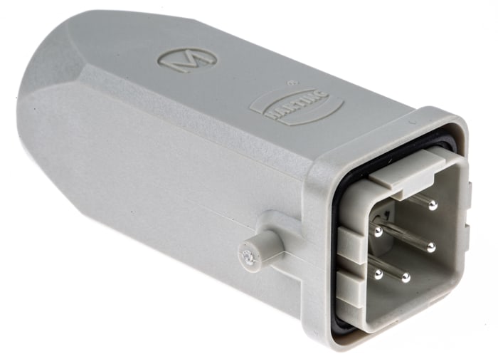 Harting Han A Serisi Quick Lock Konnektör Seti, Erkek 4 Kontaklı, 10A, Kit İçeriği: Başlık, Ara Parça
