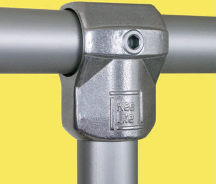 Kee Lite T-Connector, Connecting Component, Strut Profile Type 7, Round Tube Size Type 7