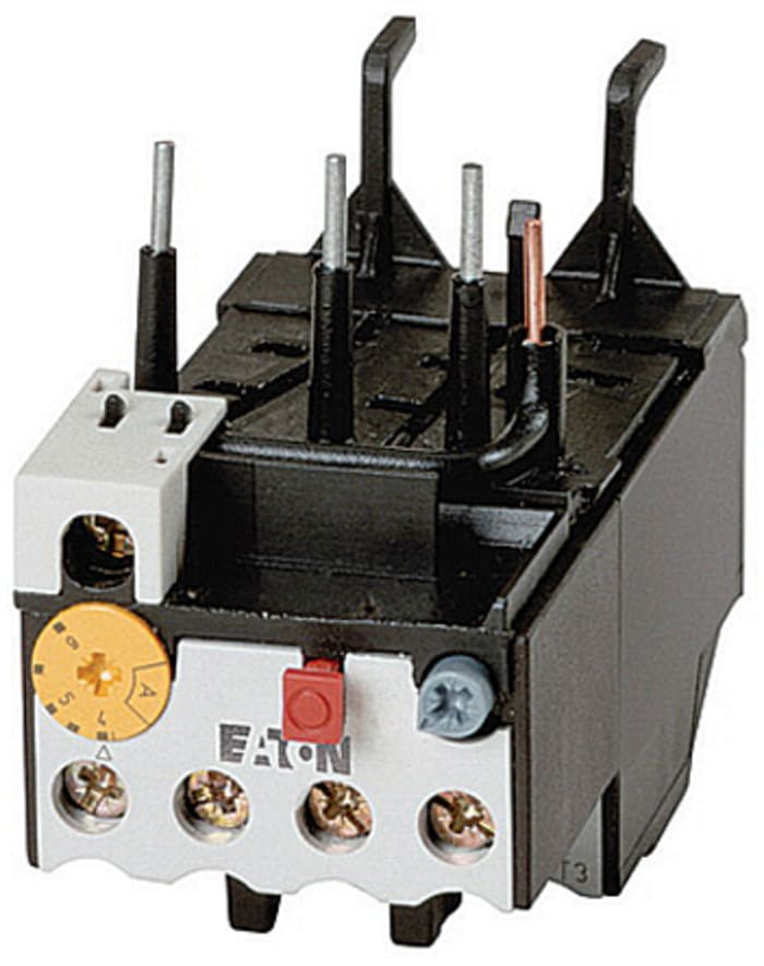 Eaton ZB Overload Relay 1NO + 1NC, 2.4 → 4 A F.L.C, 4 A Contact Rating, 6 W, 500 Vac