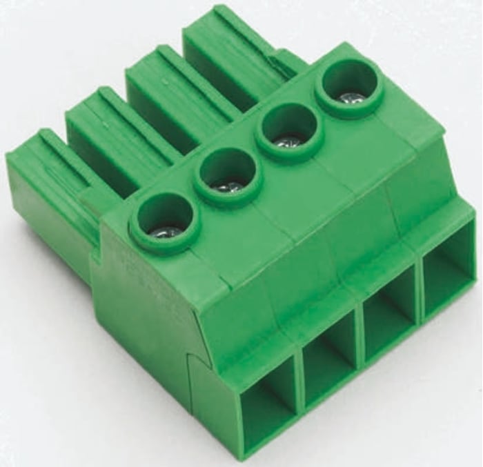 Phoenix Contact Non-Fused Terminal Block, 2-Way, 41A, 24 → 10 AWG, 24 → 8 AWG Wire, Screw Down Termination