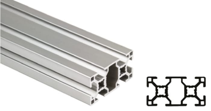 Bosch Rexroth Silver Aluminium Profile Strut, 30 x 60 mm, 8mm Groove, 2000mm Length