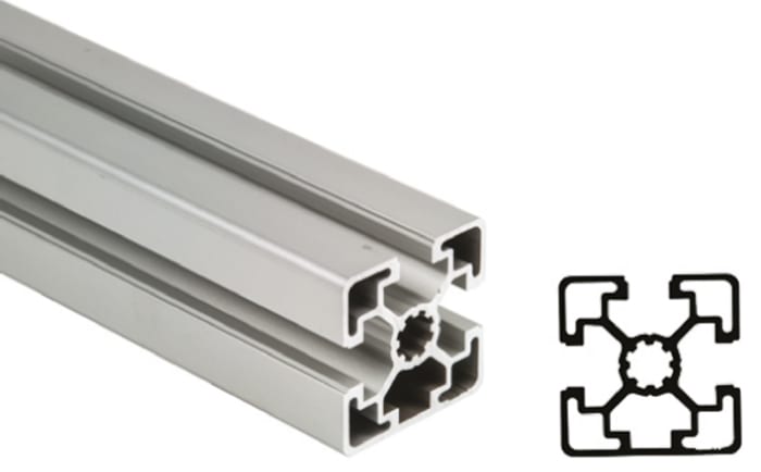 Bosch Rexroth Silver Aluminium Profile Strut, 45 x 45 mm, 10mm Groove, 3000mm Length