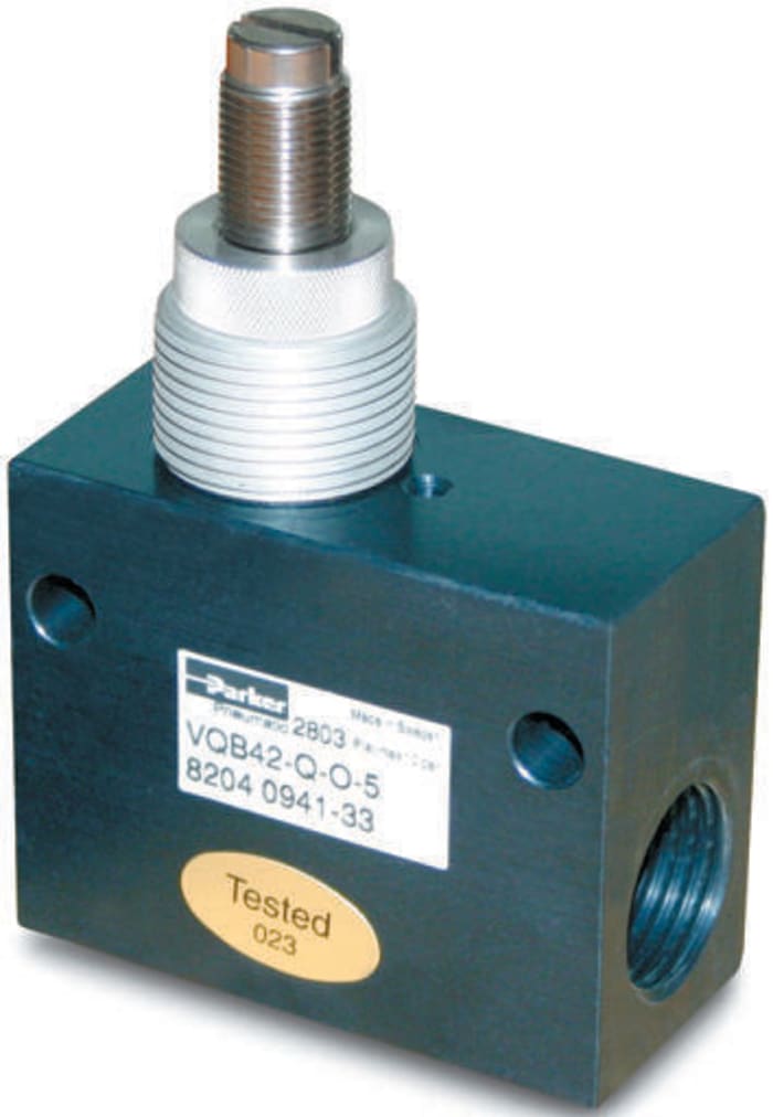 Parker VQB Series Threaded Flow Regulator
