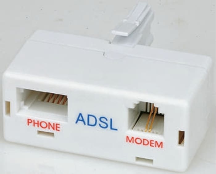 ADSL UK microfilter adaptor