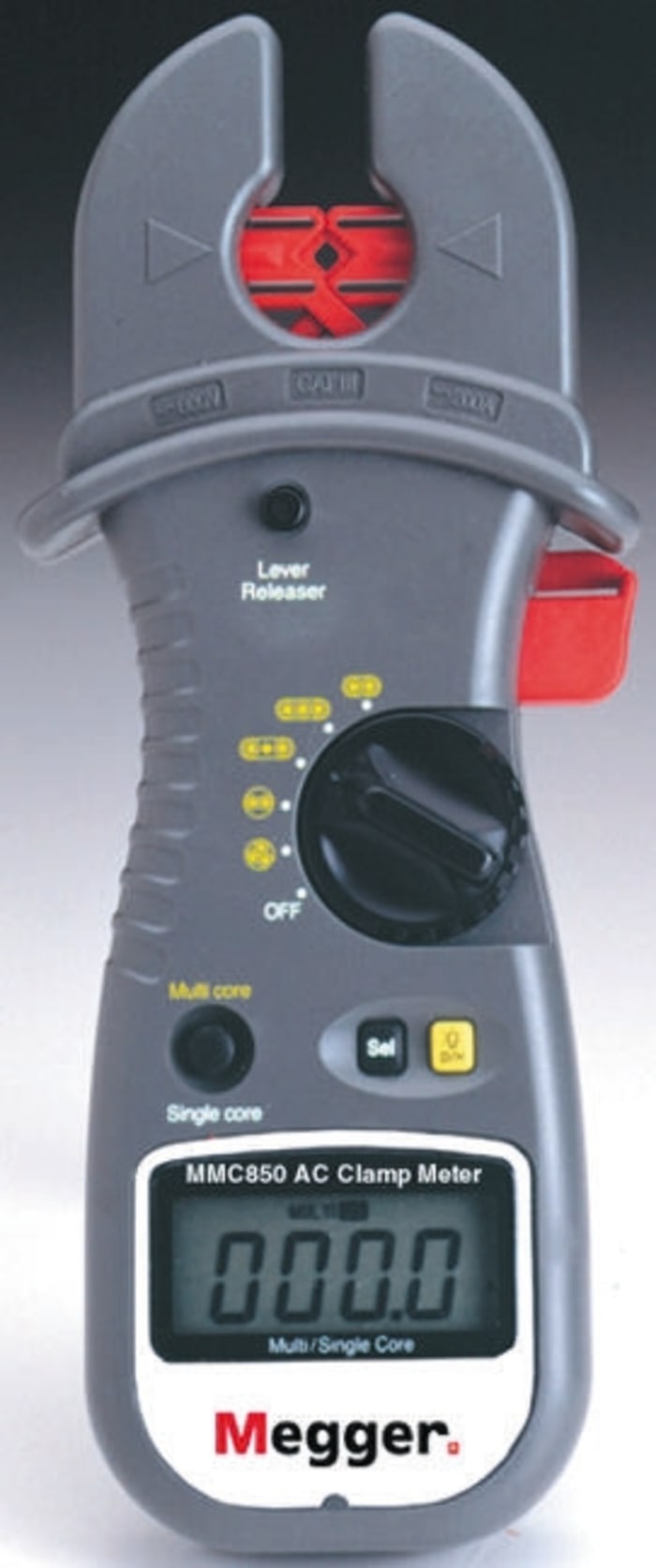Megger MMC850 Clampmeter, Max Current 200A ac CAT III 600 V With RS Calibration