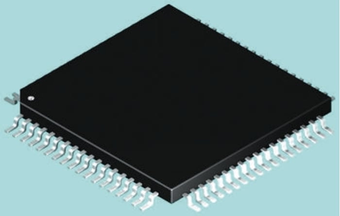 Microchip, 8bit PIC, PIC18F Microcontroller, 40MHz, 1.024 kB, 32 kB Flash, 80-Pin TQFP