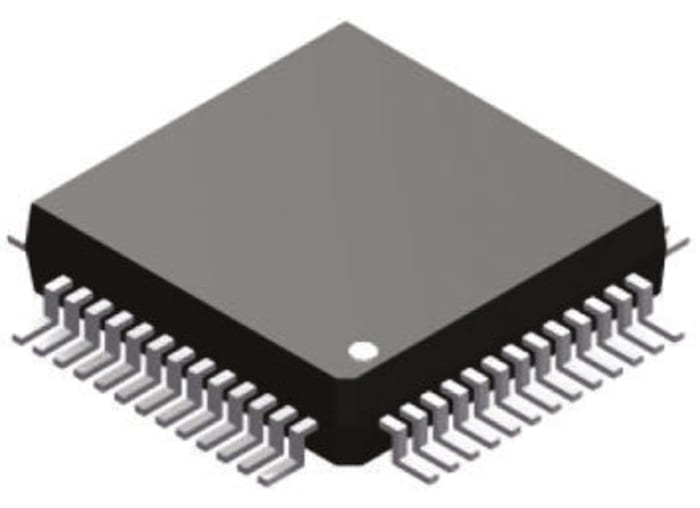 Analog Devices ADUC845BSZ62-3, 8bit 8052 Microcontroller, ADuC8, 12.58MHz, 4 kB, 62 kB Flash, 52-Pin MQFP